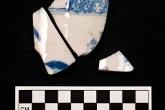 These sherds are similar to a wine cup found at Jamestown dating from the early years of the settlement. If John and Priscilla owned this cup, it would have shown off their wealth and status to visitors.